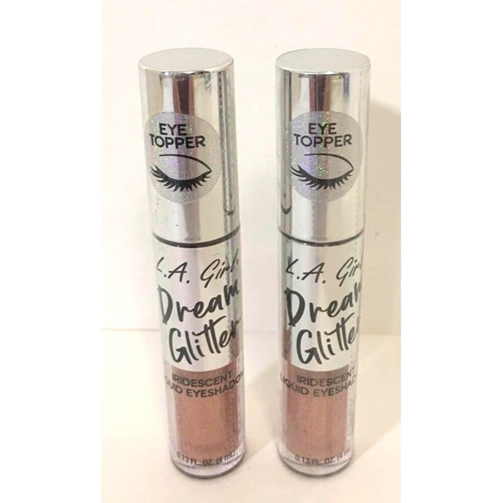 LA GIRL Dream Glitter Liquid Eyeshadow #GES99 Rose Gold (Bundle Of 2) NEW SEALED